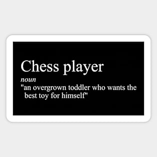 Funny definition of a chess player Magnet